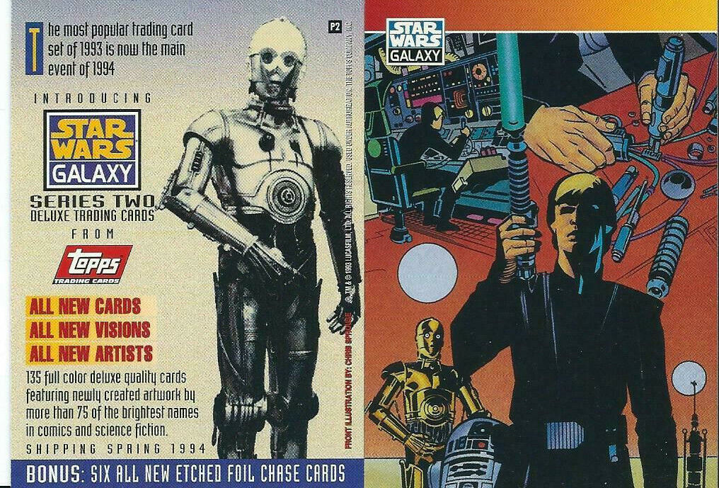 Star Wars Galaxy Two - 1x Promo Chase Trading Cards - You Choose Pick 