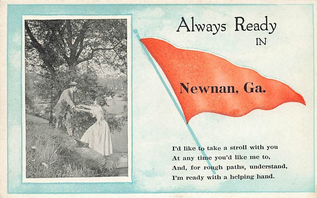 Newnan, GA * Georgia * Pennant Card * Always Ready in Newnan, GA * GL