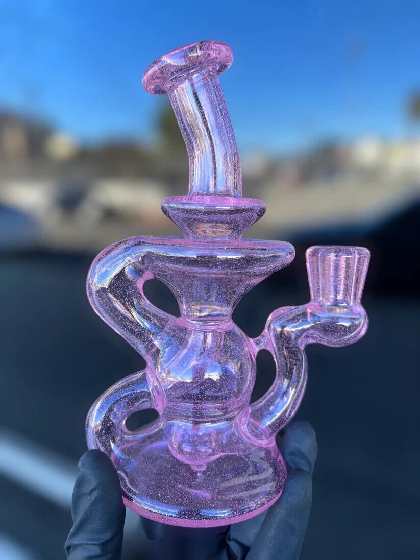 Pink Lollipop Klein Recycler by Desi B - Tobacco Use Only