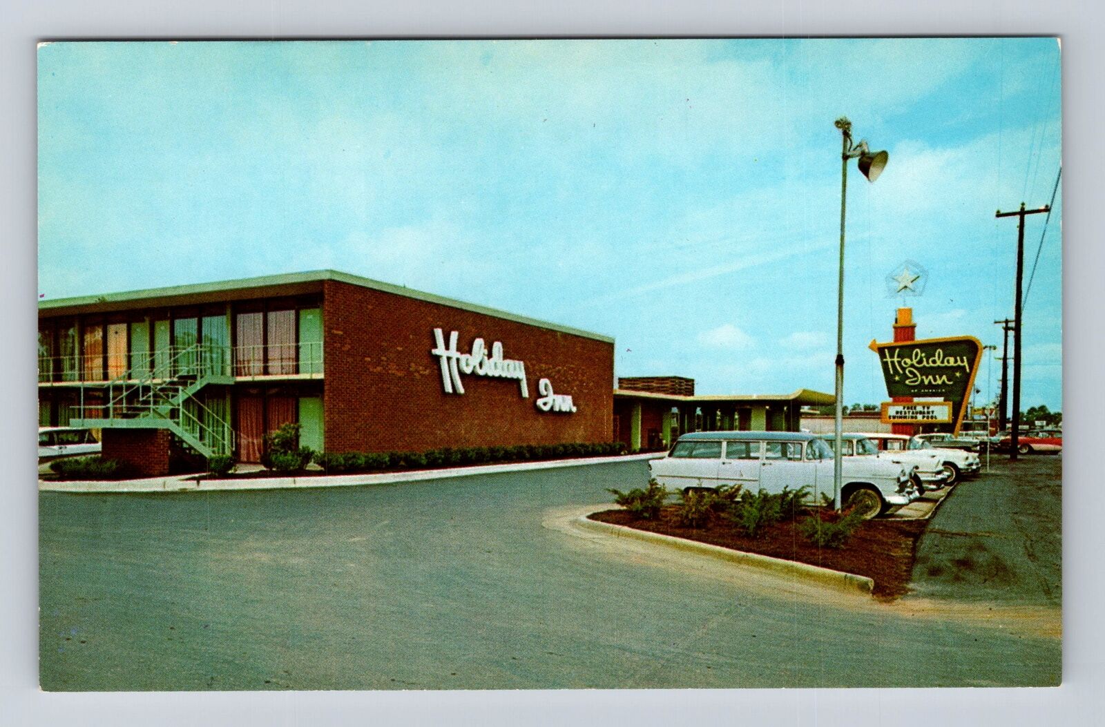 Columbus GA-Georgia, Holiday Inn, Advertisement, Antique, Vintage Postcard