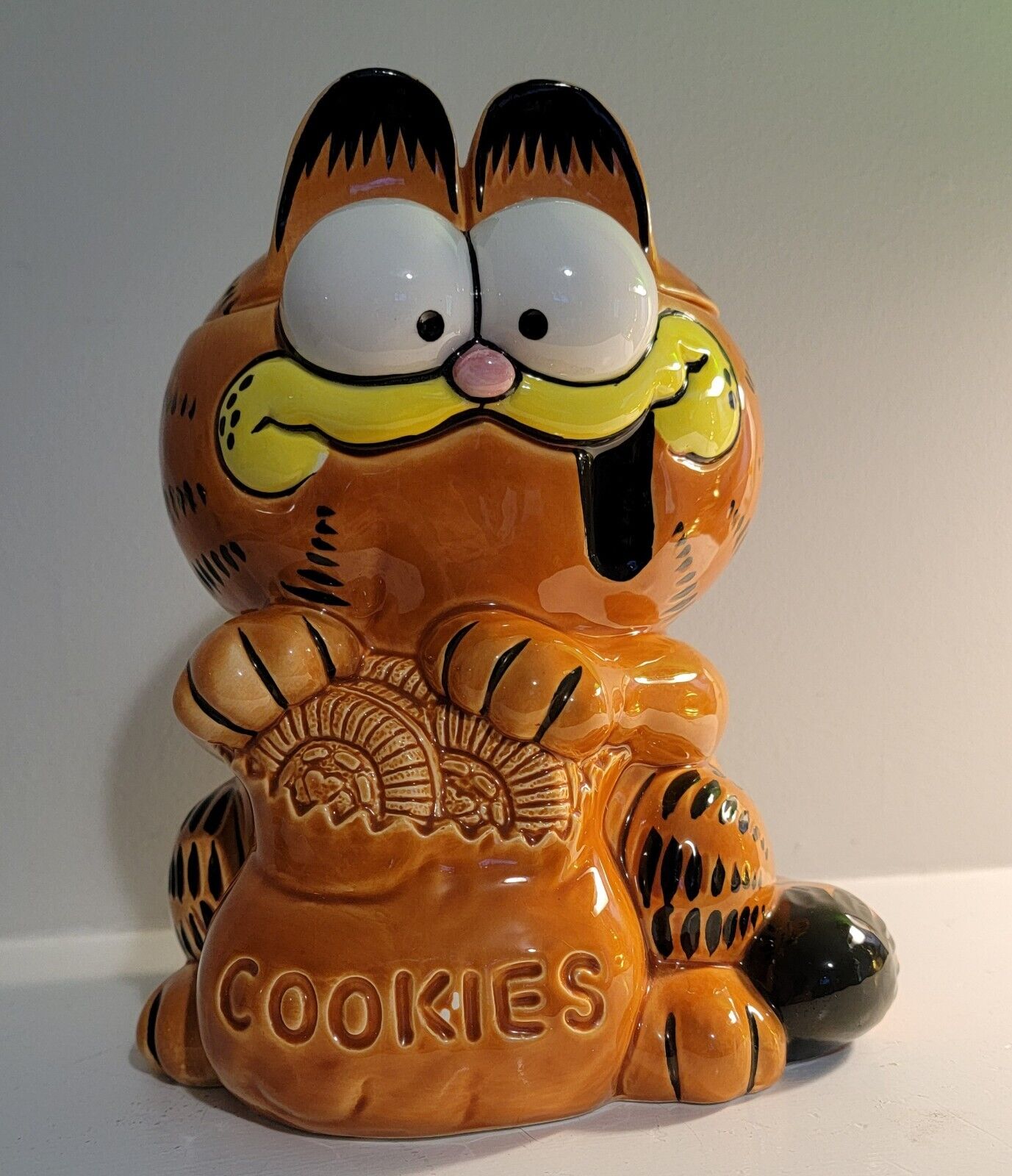 Vintage 1980\'s Garfield the Cat Cookie Jar Enesco 183 