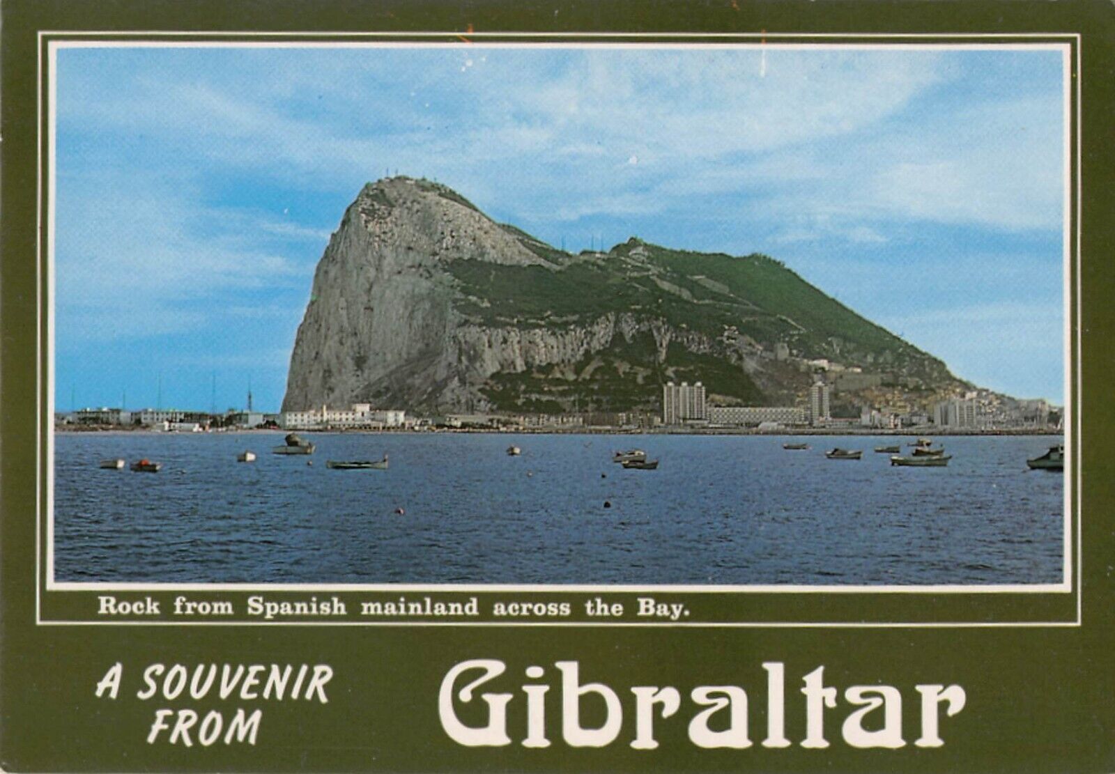 Postcard FX: A Souvenir from Gibraltar, 4x6