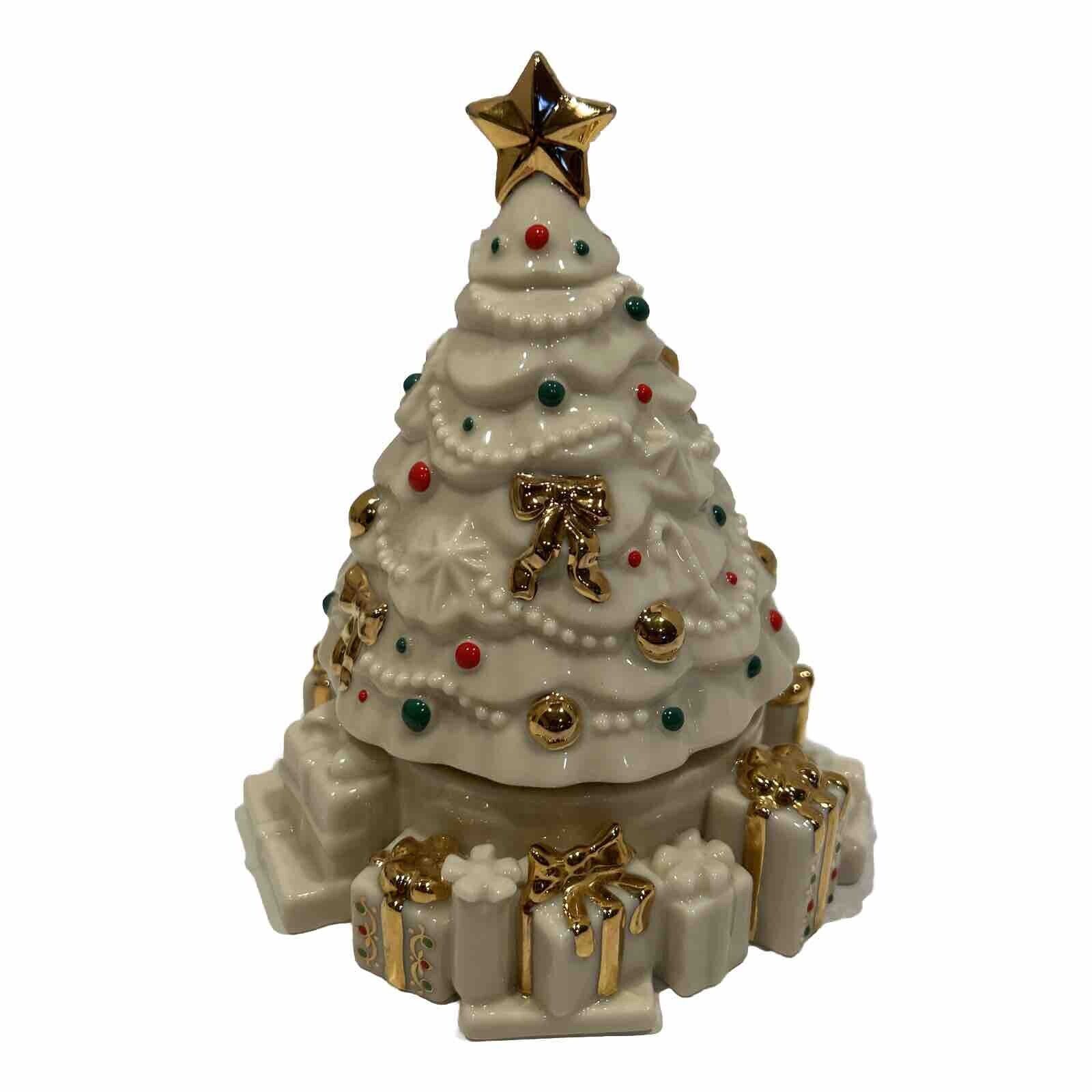 Lenox For The Holidays China Jewels Musical Figurines Christmas Tree