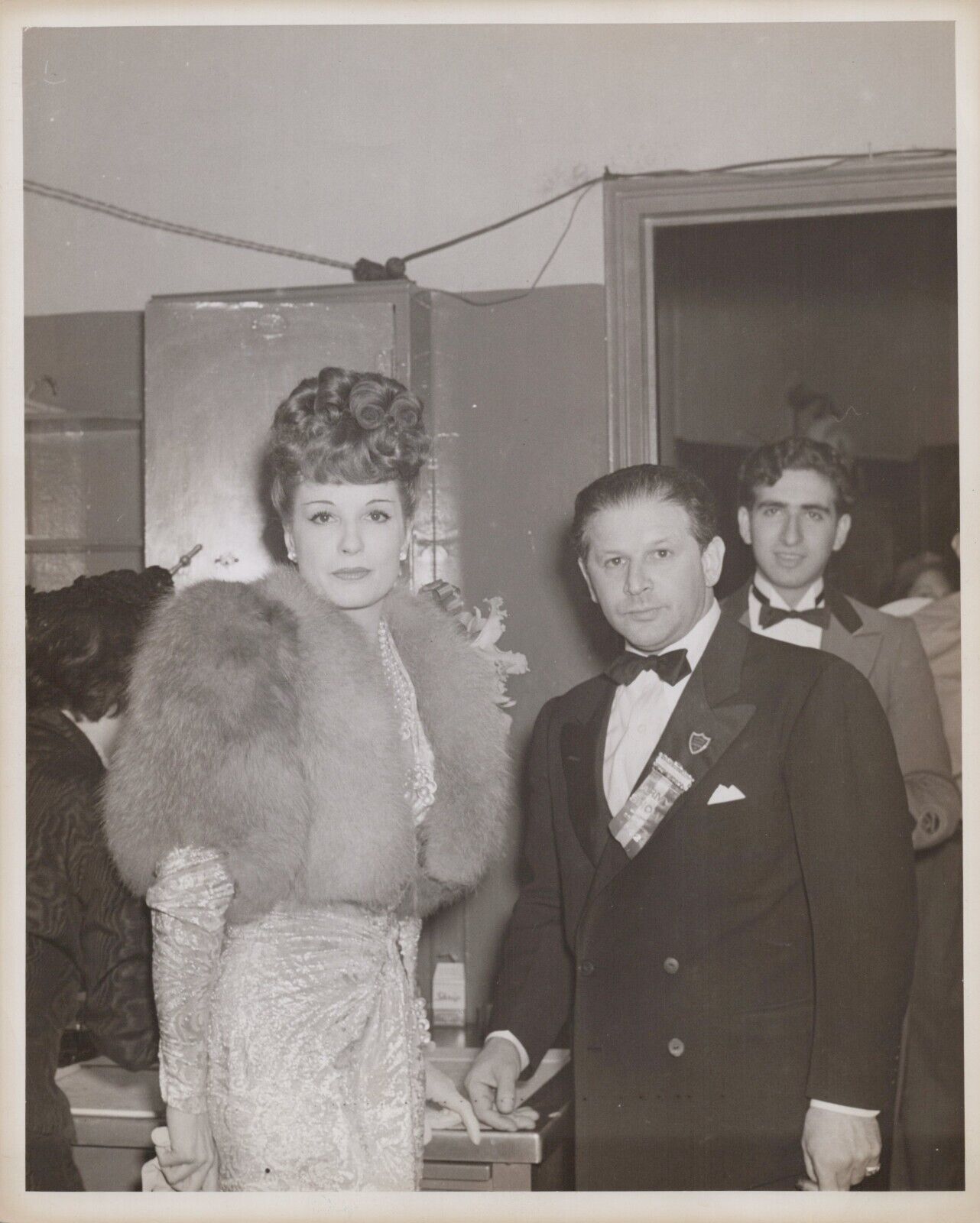 Lili Damita + Alan Corelli (1940s) 🎬⭐ Original Vintage Photo by Cave K 322