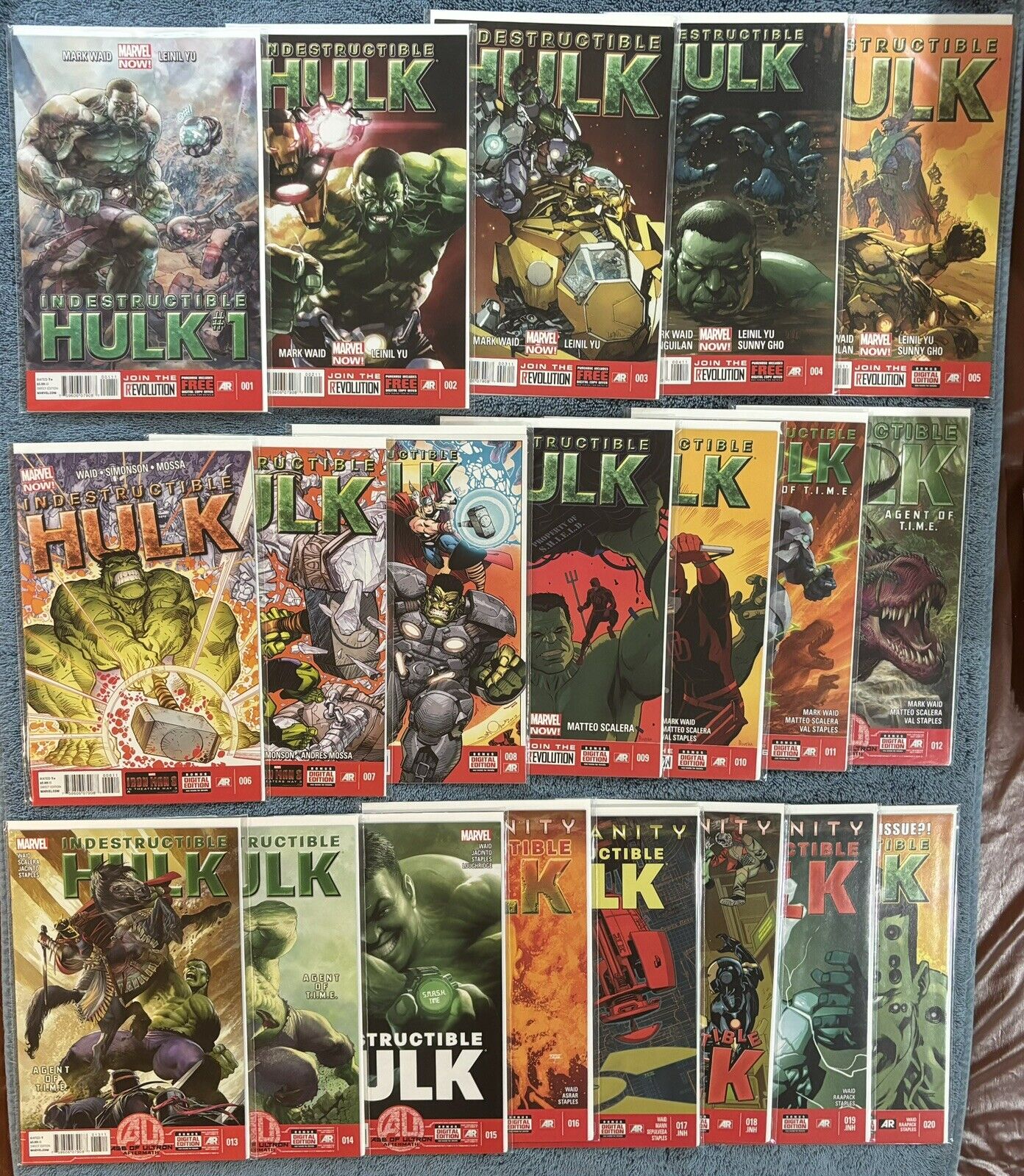Indestructible Hulk Complete Series Run #1-20 + Annual 1 Mark Waid Marvel Comics