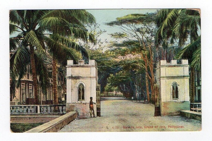 DB Postcard, Gate to Jolo, Island of Jolo, Philippines, 1914