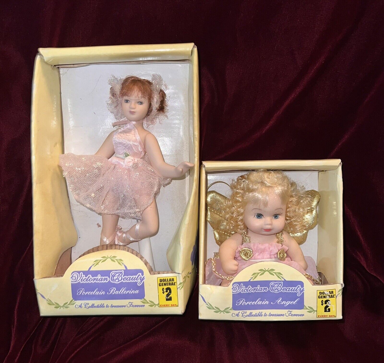 ”Victorian Beauty” Porcelain Ballerina/Angel Doll 6” Collectable