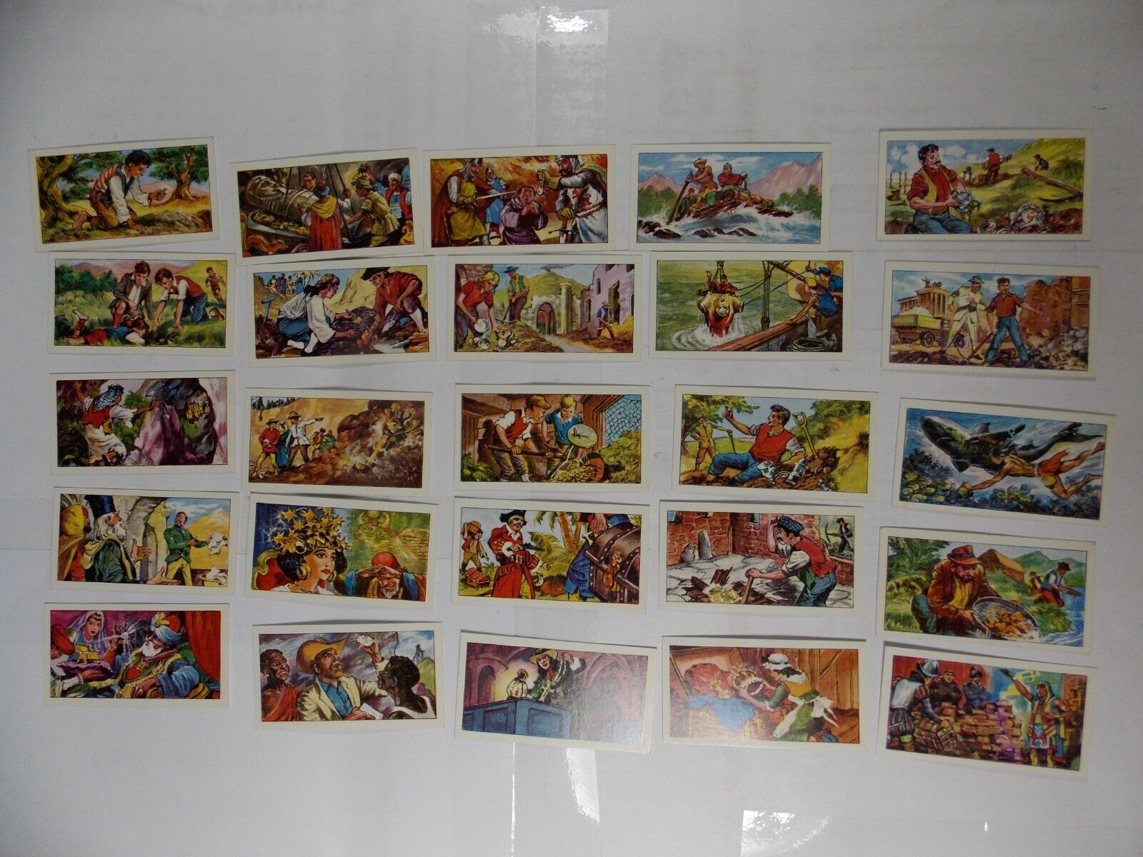 Cadet Sweets Trade Cards Treasure Hunt 1964 Complete Set 25