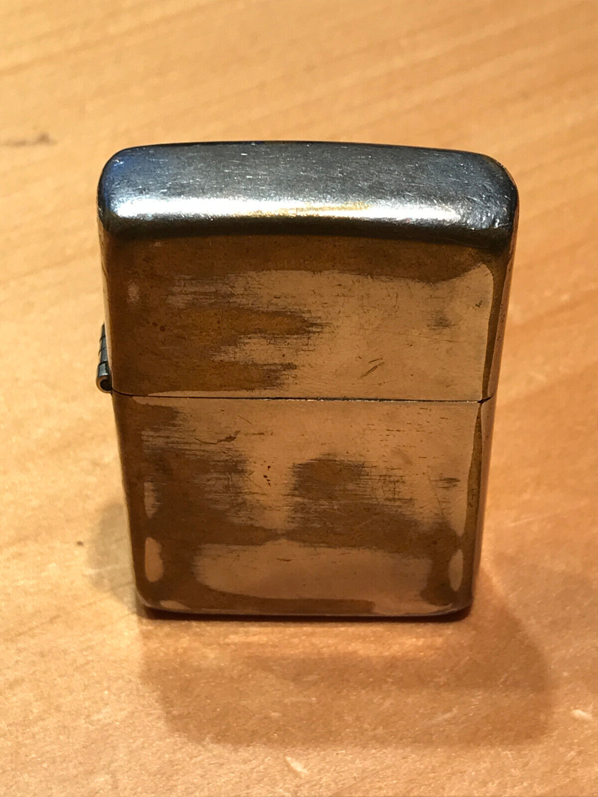 VINTAGE 1968 ZIPPO LIGTHER WORN & FADED GOLD PLATED - GOING CHEAP