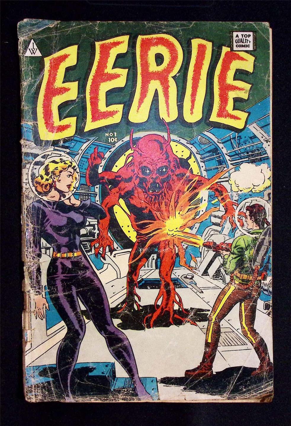 Eerie #1 Wally Wood Art First Issue Sci-Fi Horror Vintage IW 1964 Mister Lucifer