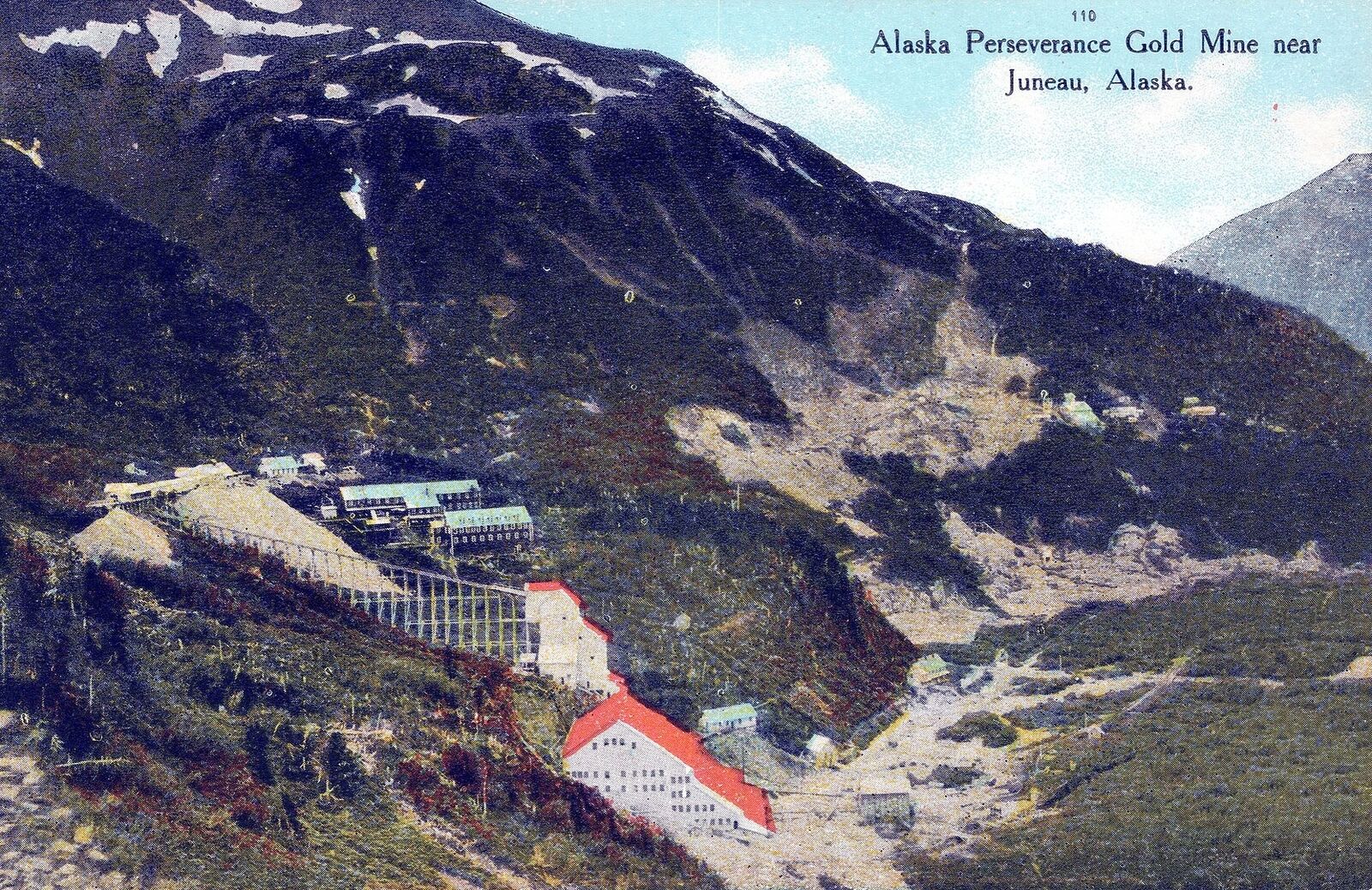 JUNEAU AK - Alaska Perseverance Gold Mine Near Juneau Postcard
