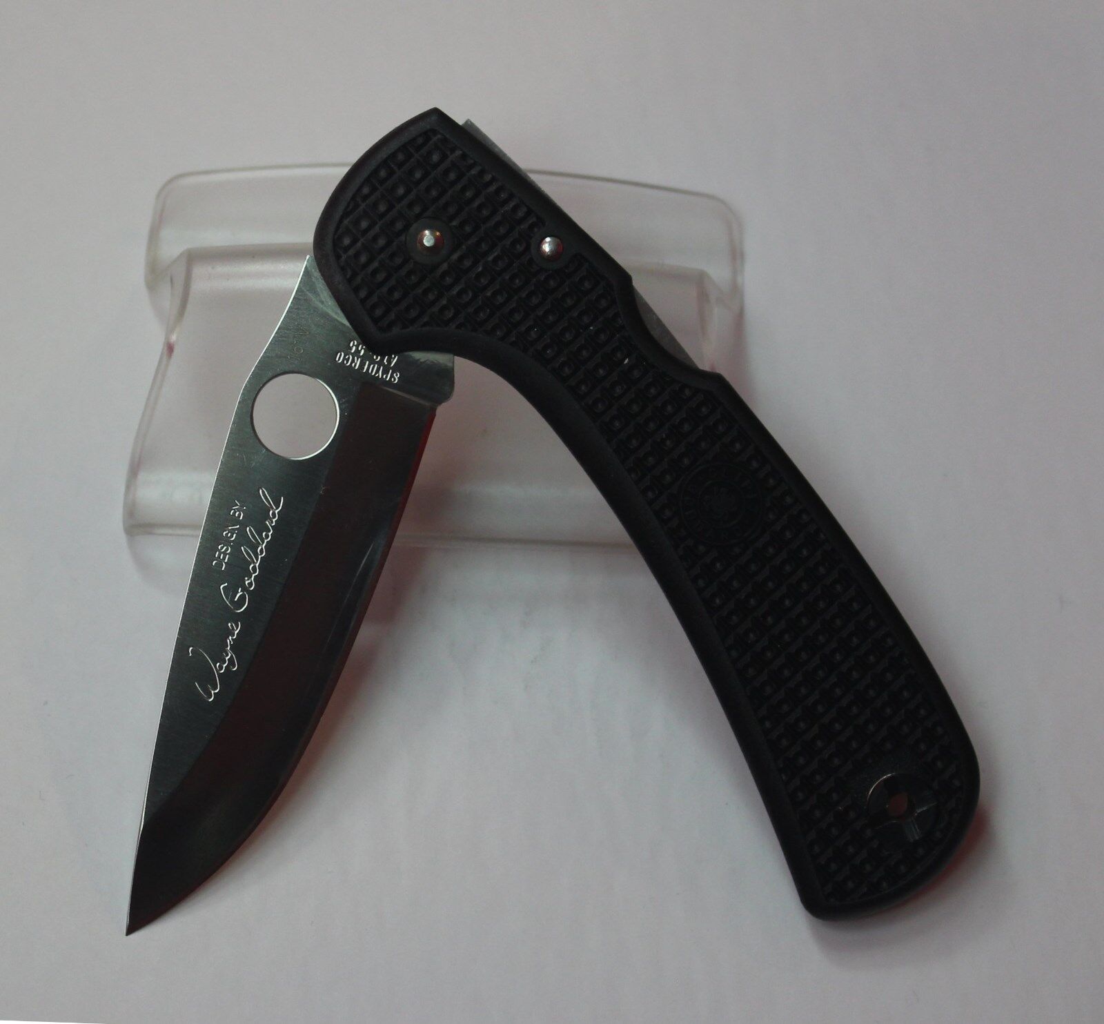 Rare NEW Unused Numbered C16PBK SPYDERCO Goddard Lightweight Model Folding Knife