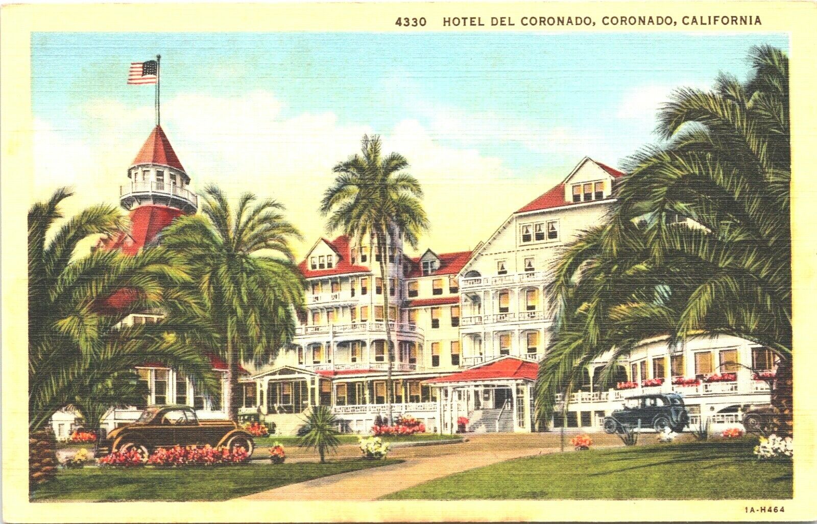 Postcard Hotel Coronado in Coronado California 