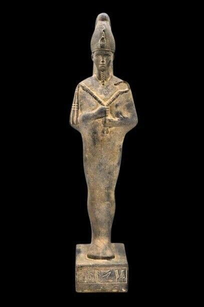 Unique Ancient Egyptian Antiquities Statue of God Osiris God of the Deceased BC