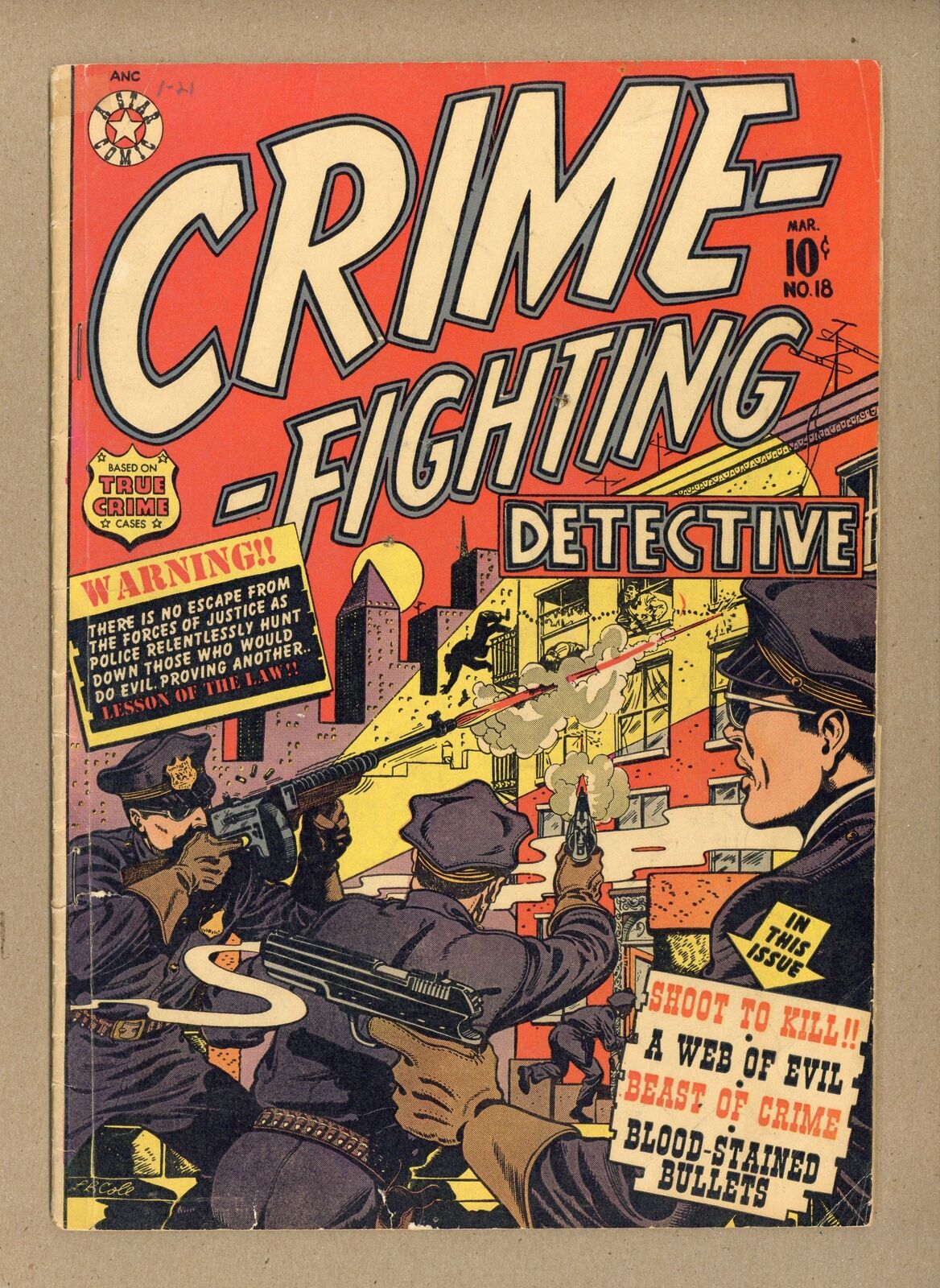 Crime-Fighting Detective #18 GD 2.0 1951