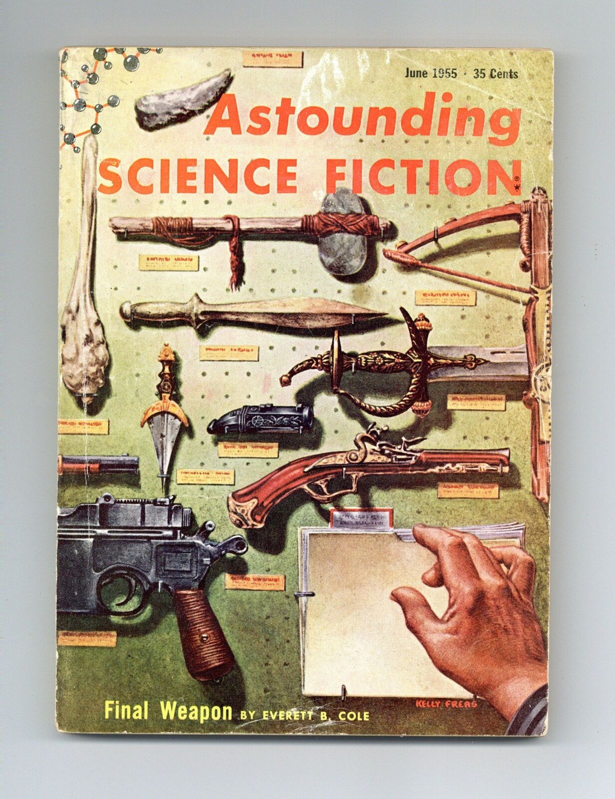 Astounding Science Fiction Pulp / Digest Vol. 55 #4 VG 4.0 1955 Low Grade