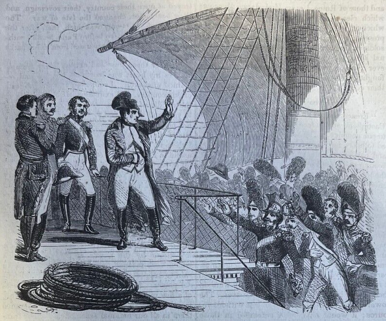 1854 Napoleon Bonaparte return From Elba