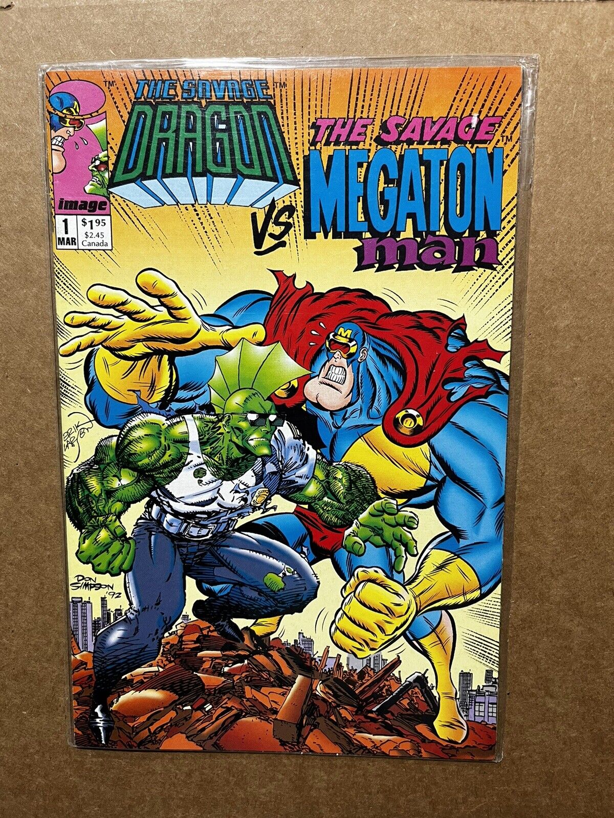 The Savage Dragon vs The Savage Megaton Man #1 - 1993 - NM