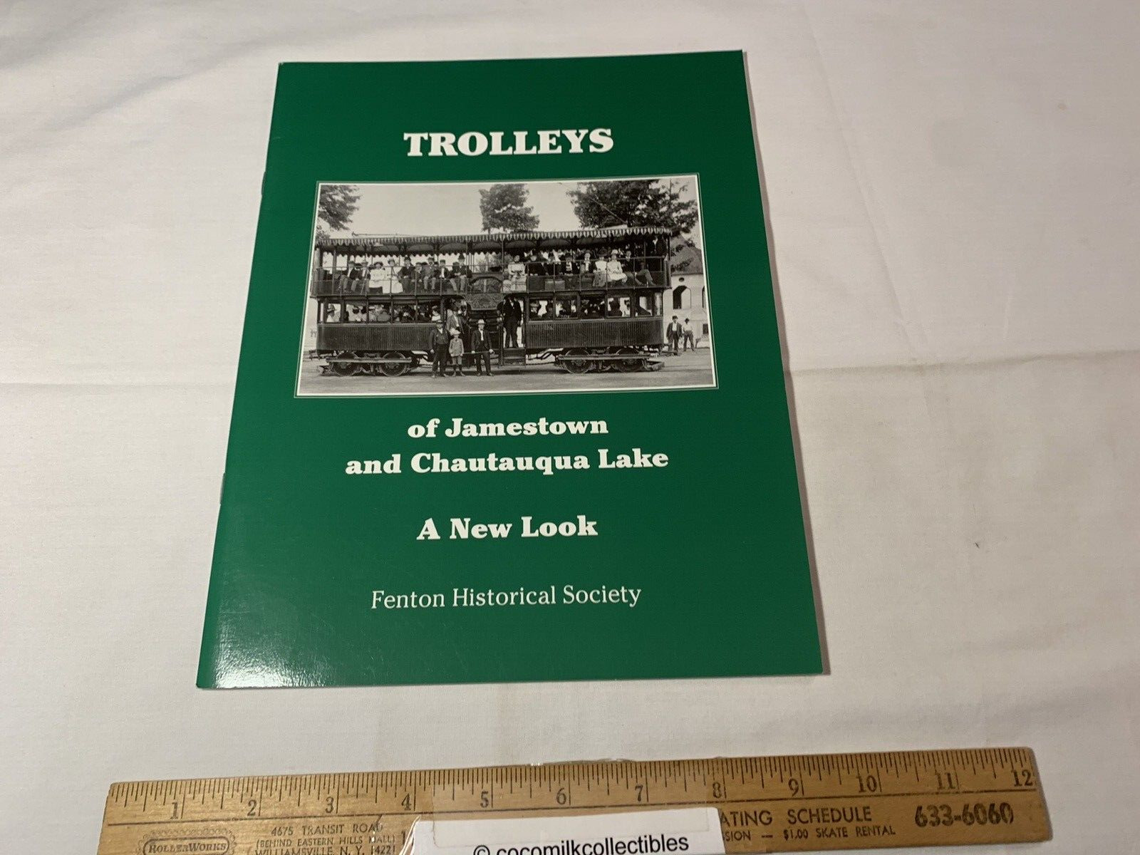 1998 Booklet Trolleys of Jamestown & Chautauqua Lake NY Railroad Train 40 pages