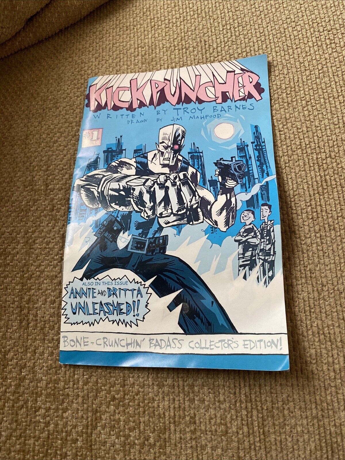 Kickpuncher #1 Comic Book by Troy Barnes Annie & Britta Unleashed Kick Puncher