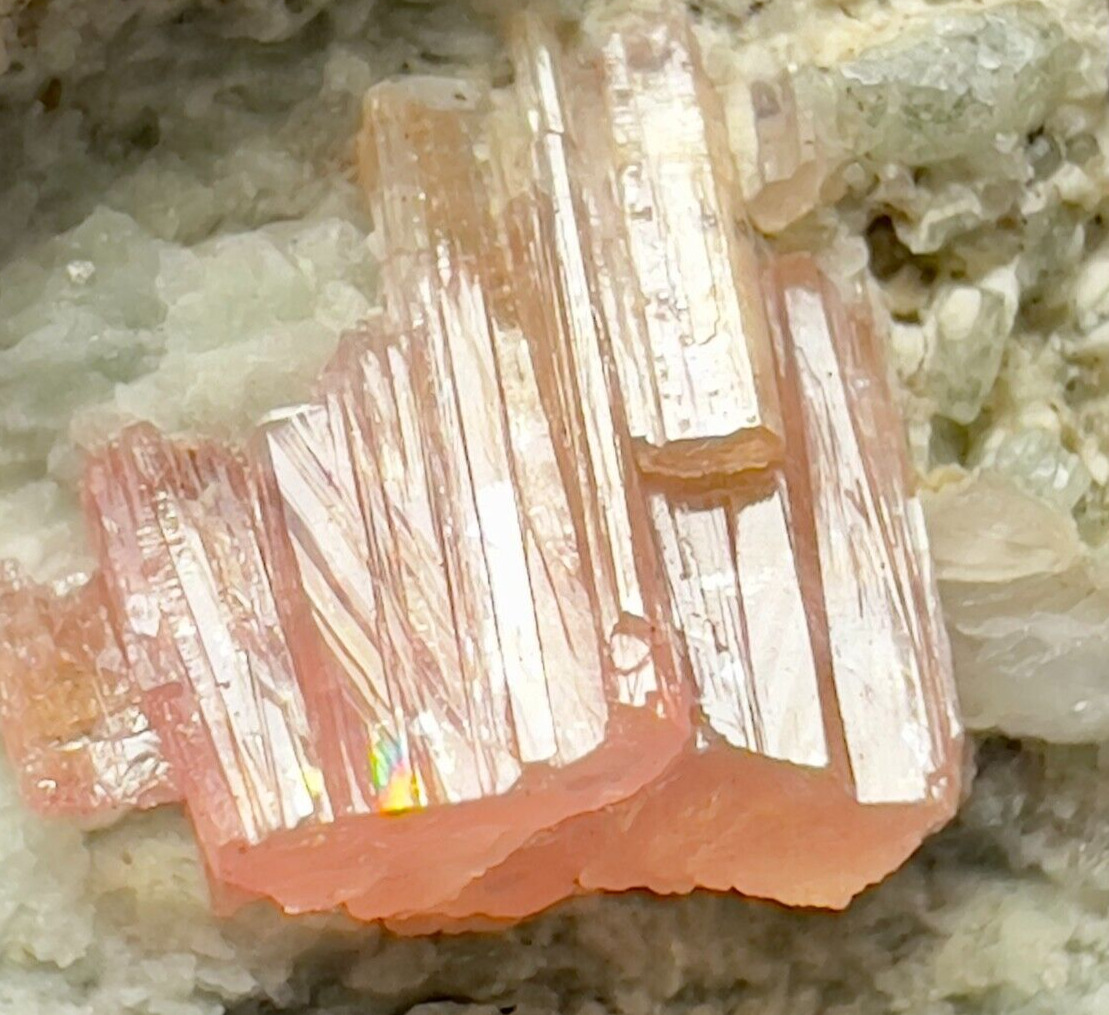 Ultra Rare Amazing Clinozoisite Crystals Bunch On Matrix. 395 Grams