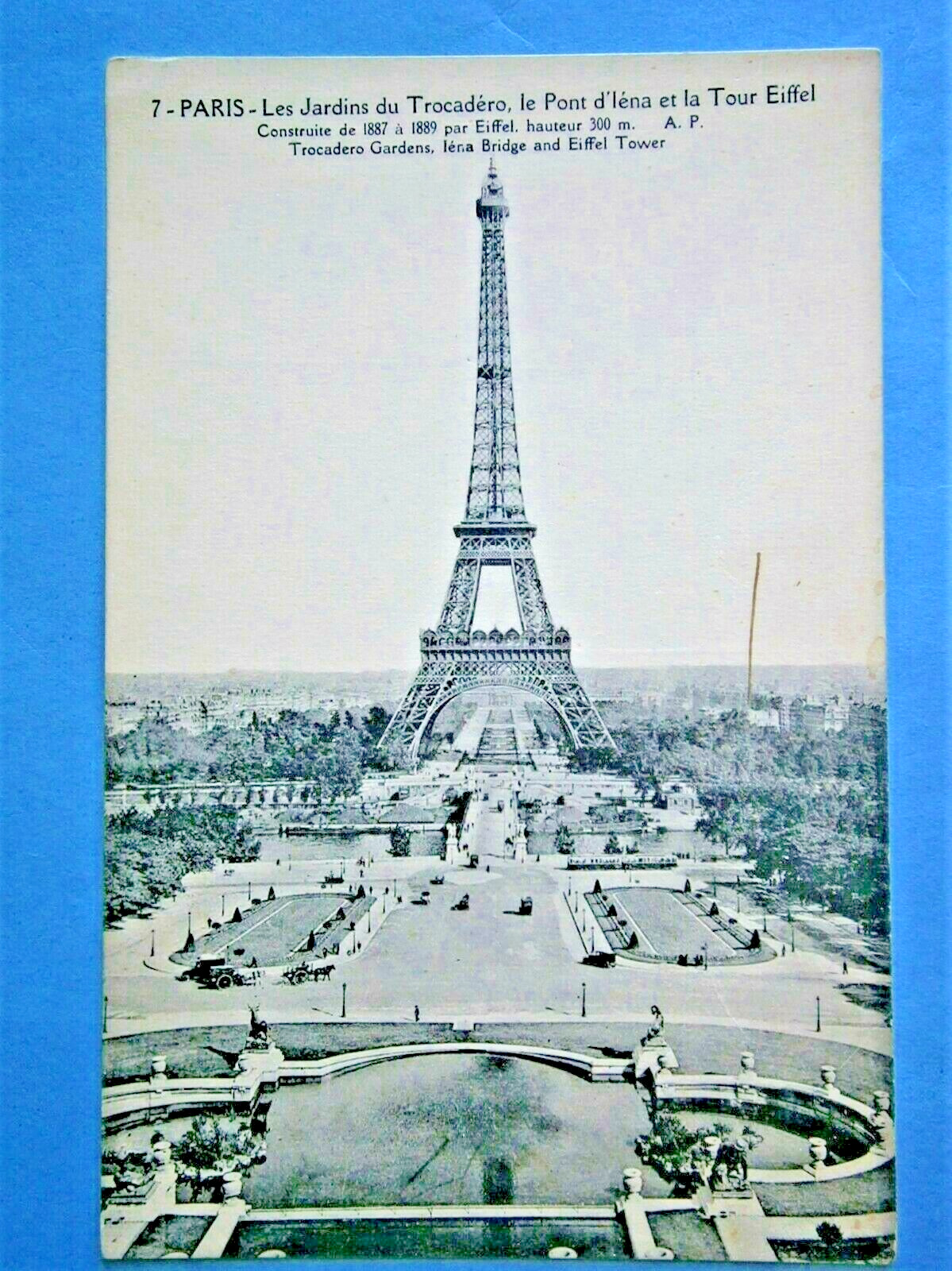185. Postcard of Paris France \