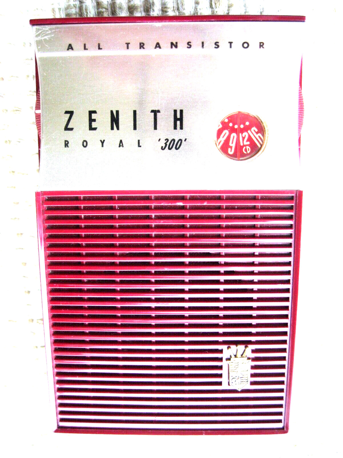 vintage zenith royal transistor radio