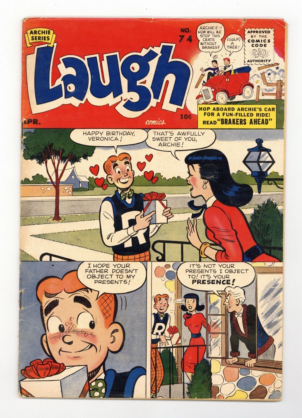 Laugh Comics #74 GD/VG 3.0 1956