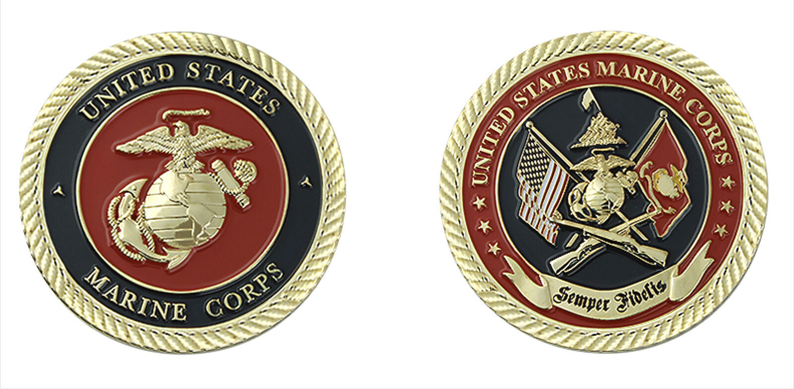 US Marine Corps (USMC) Eagle Globe and Anchor Challenge Coin 1.75\