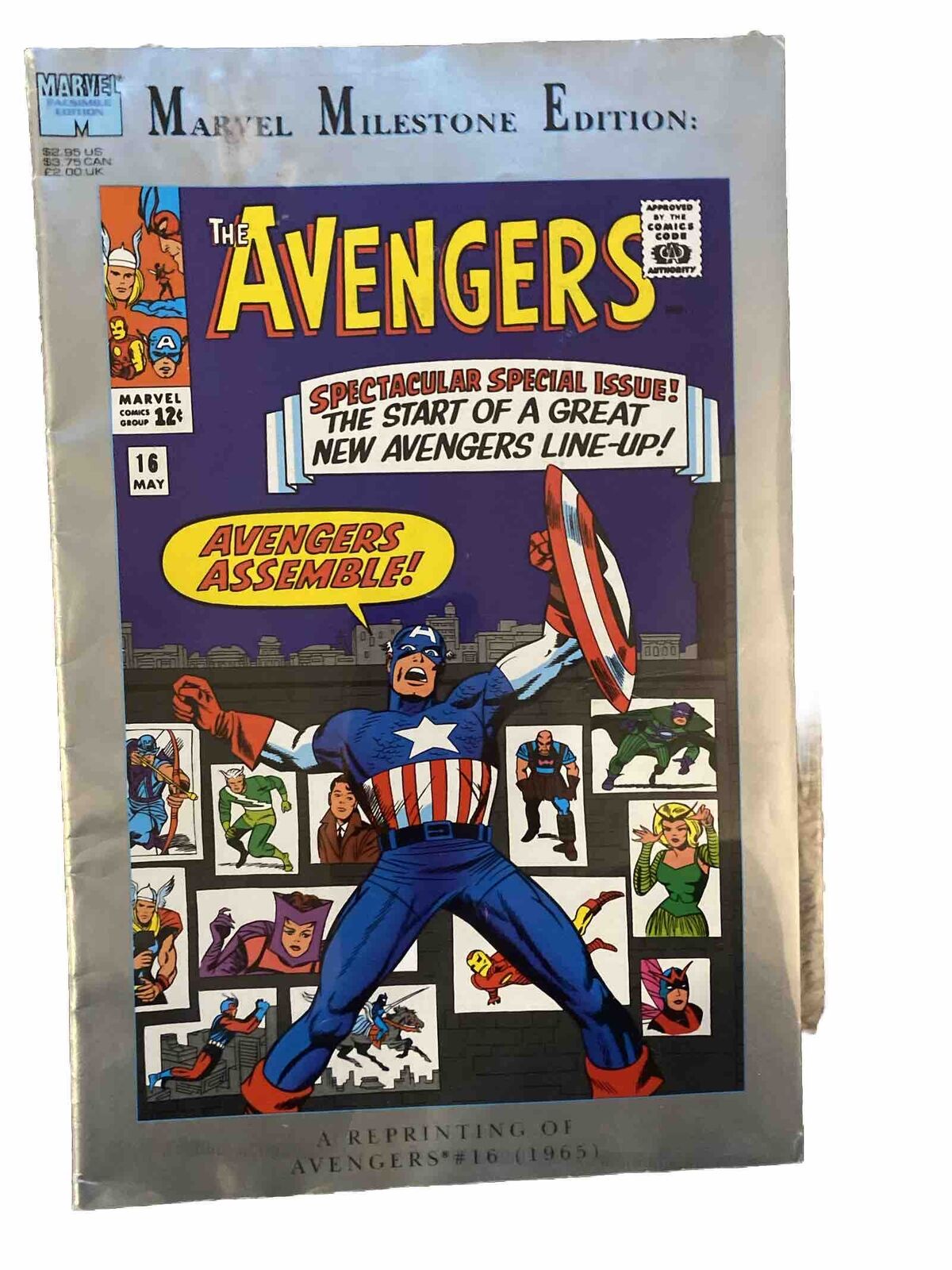 Avengers #16 Marvel 1965  NEW TEAM KEY KIRBY LEE Marvel Comic Book