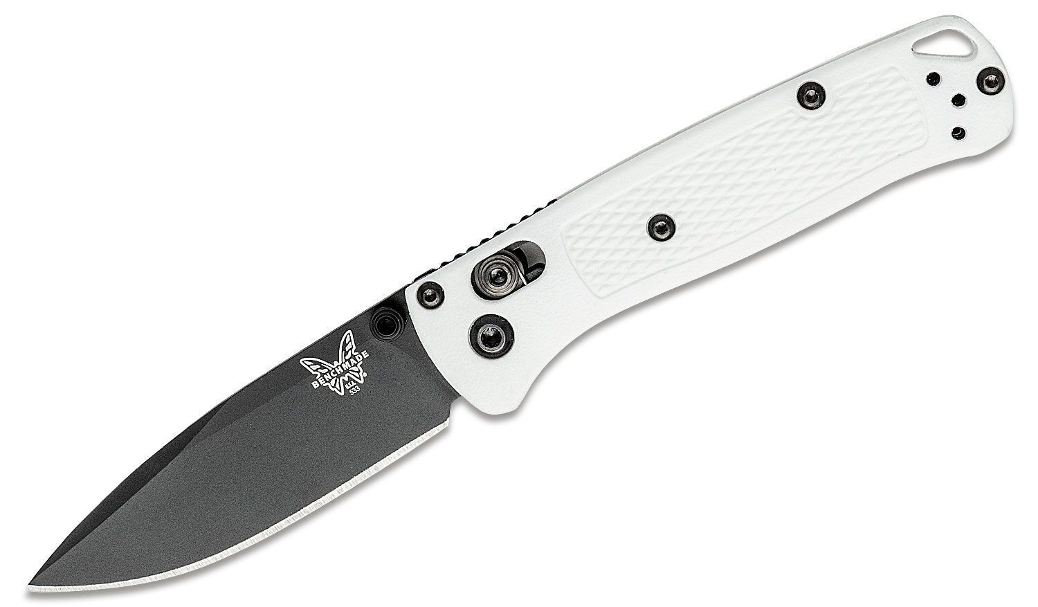 BENCHMADE KNIVES USA 533BK-1 WHITE GRIVORY MINI BUGOUT KNIFE AXIS LOCK MANUAL
