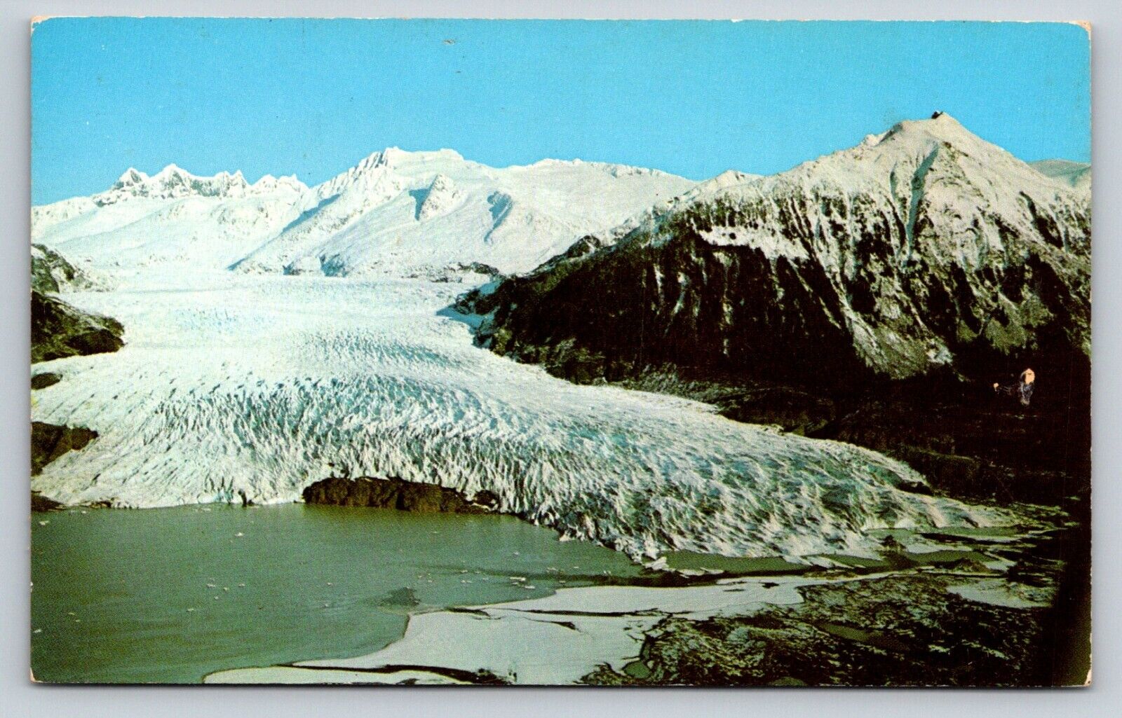 ALASKA Mendenhall Glacier near Juneau Ak Postcard
