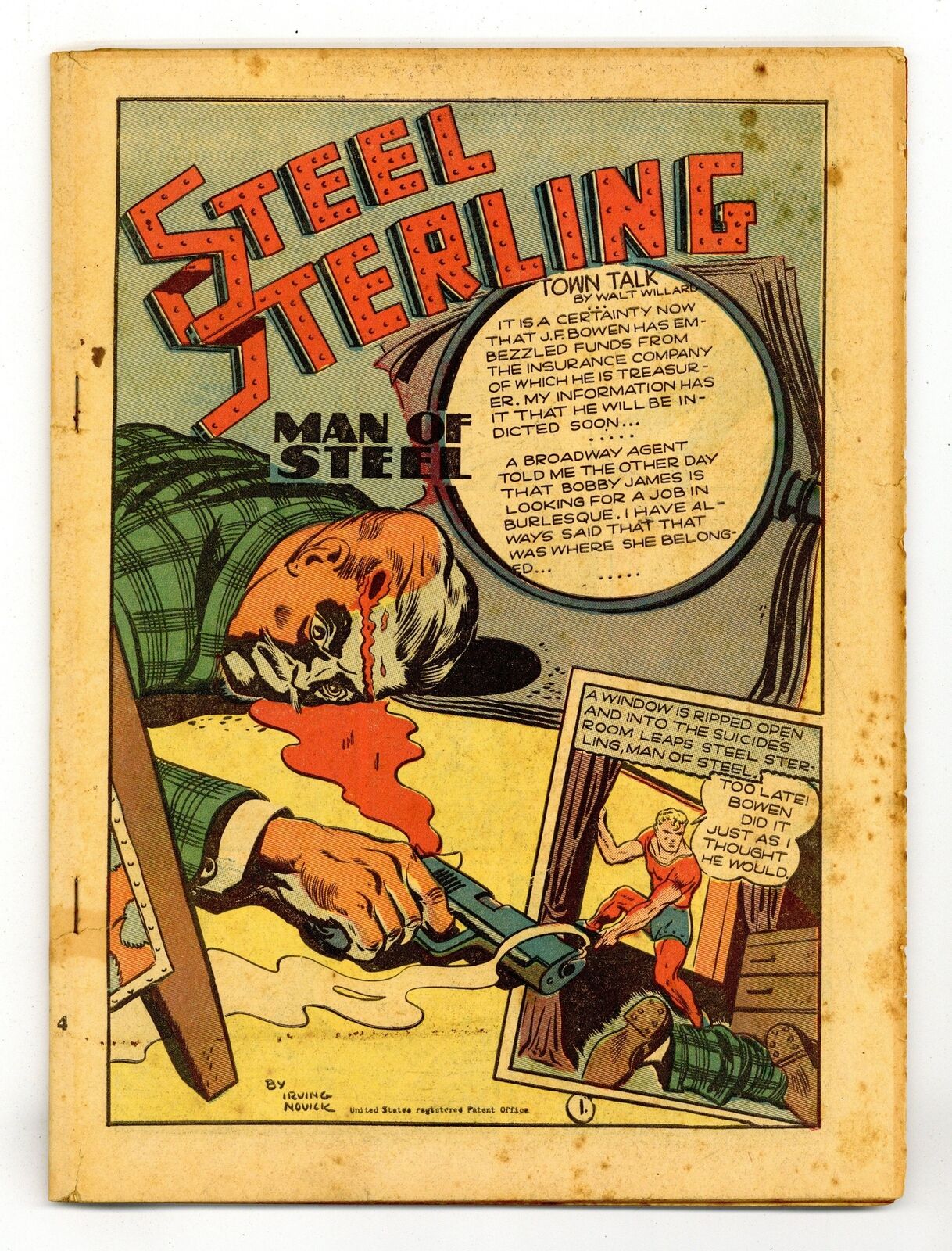 Jackpot Comics #4 Coverless 0.3 1942 1st app. Mrs. Grundy