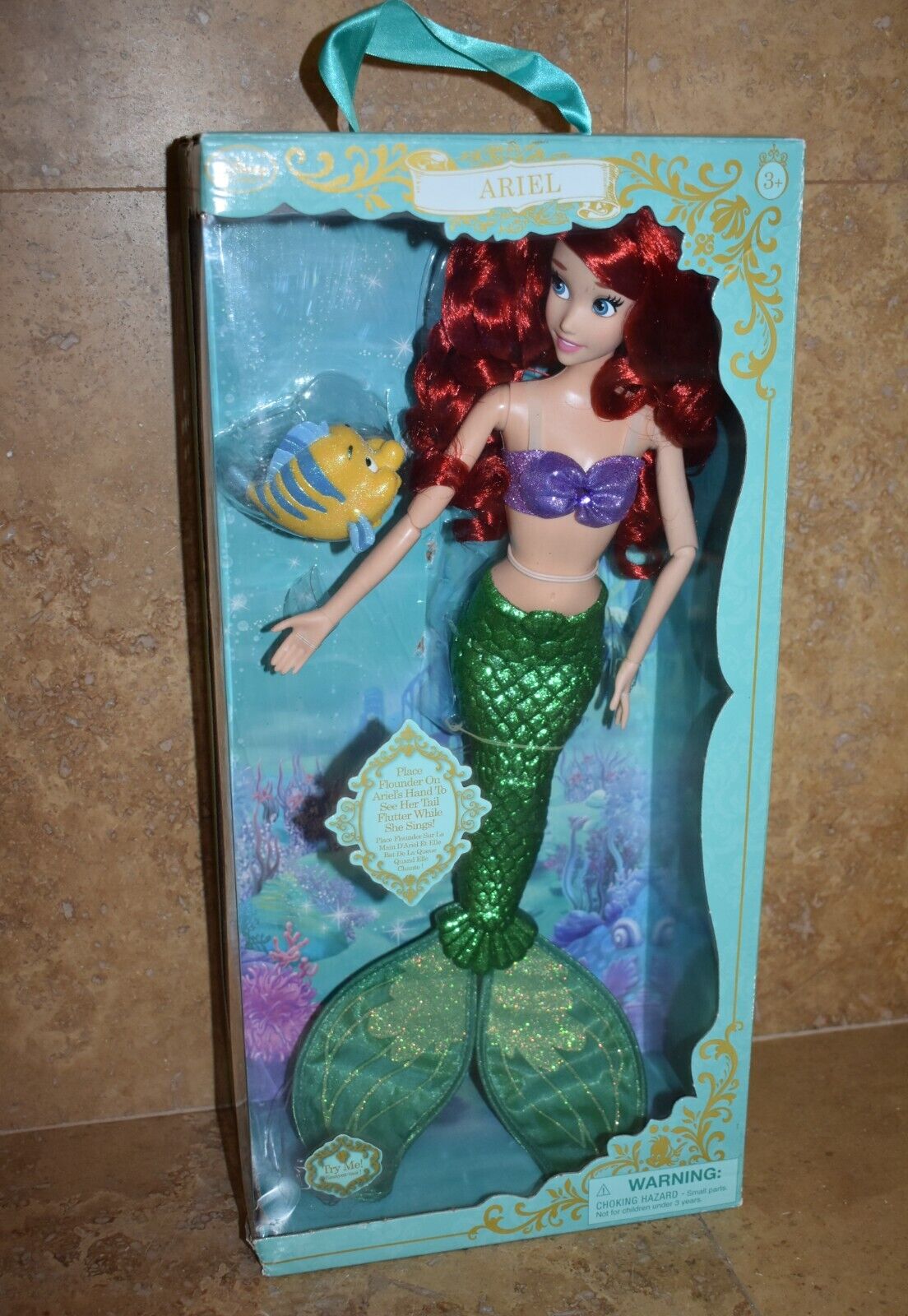 RARE Disney The Little Mermaid Ariel Limited Edition Light Up Singing Doll 17\