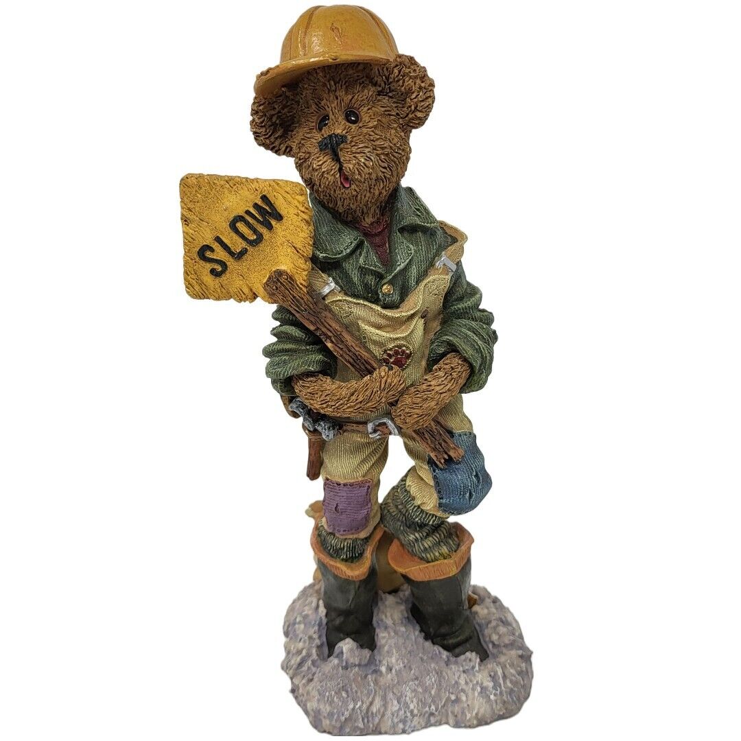 Boyds Bears Jack Hammer...Hard Hat 1999 Vintage 2885 Figurine 2E/5198