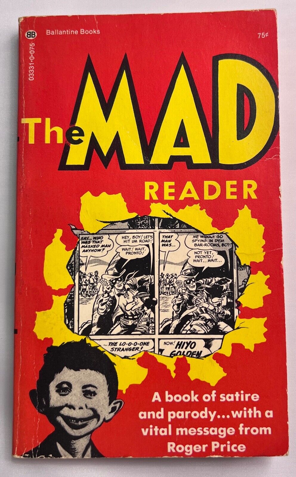 The MAD READER Magazine Paperback HARVEY KURTZMAN Jack Davis WALLY WOOD 1973 ed.