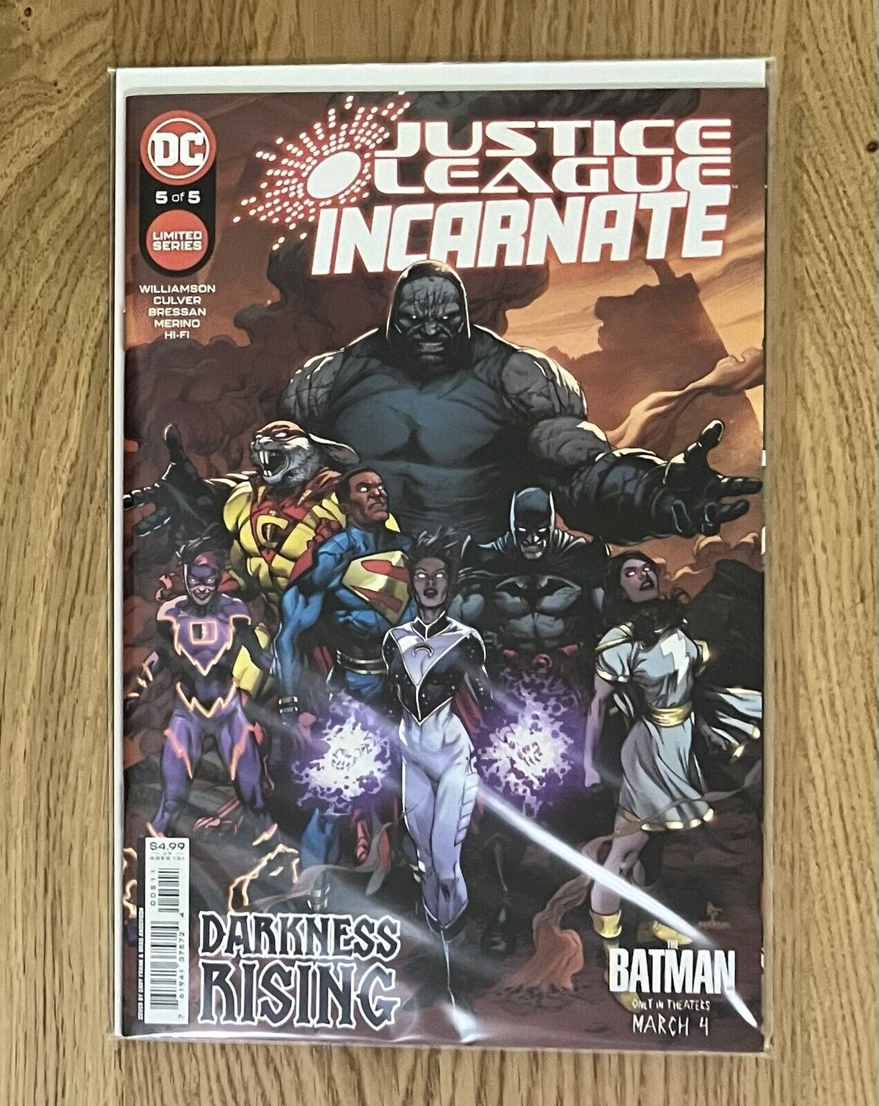 Justice League Incarnate #5 (DC Comics, 2022) Key 1st Pariha’s Dark Army