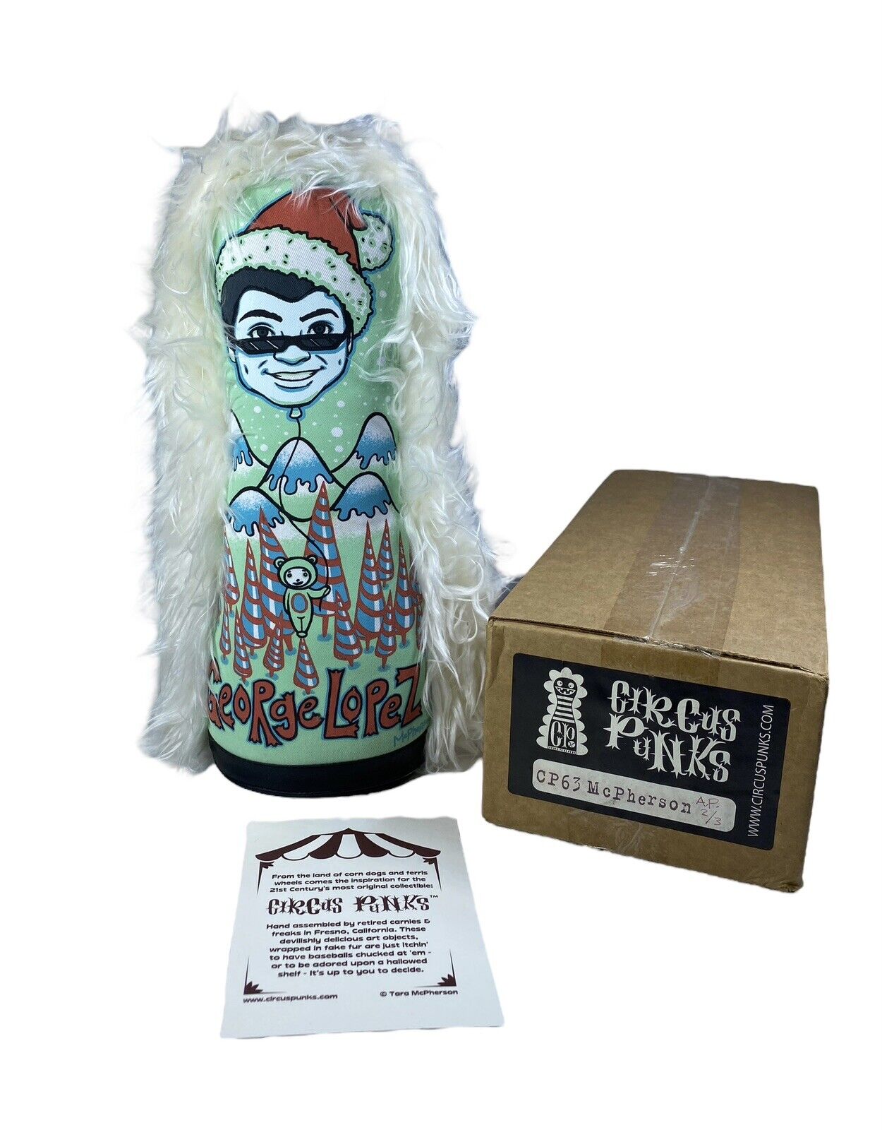 Circus Punks George Lopez Signed By Artist McPherson New Open Box