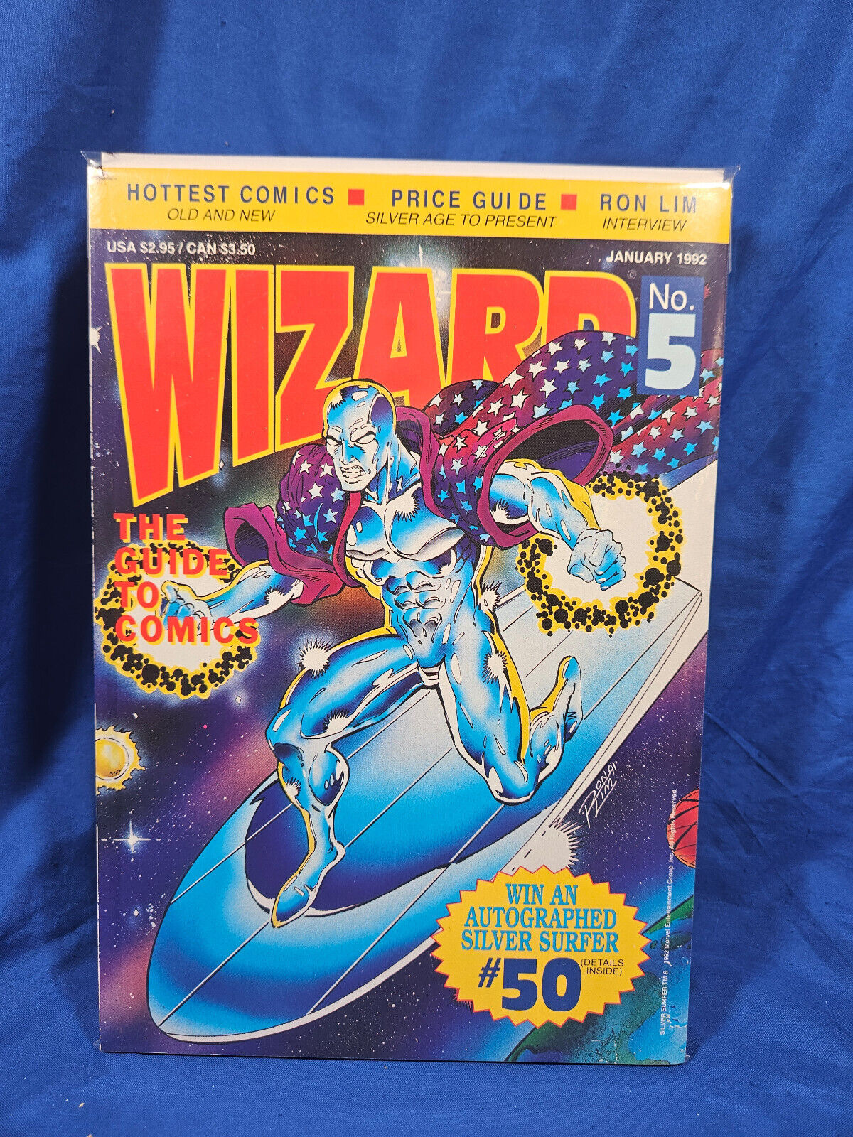 Wizard: The Comics Magazine #5 FN/VF 7.0 | Silver Surfer Ron Lim