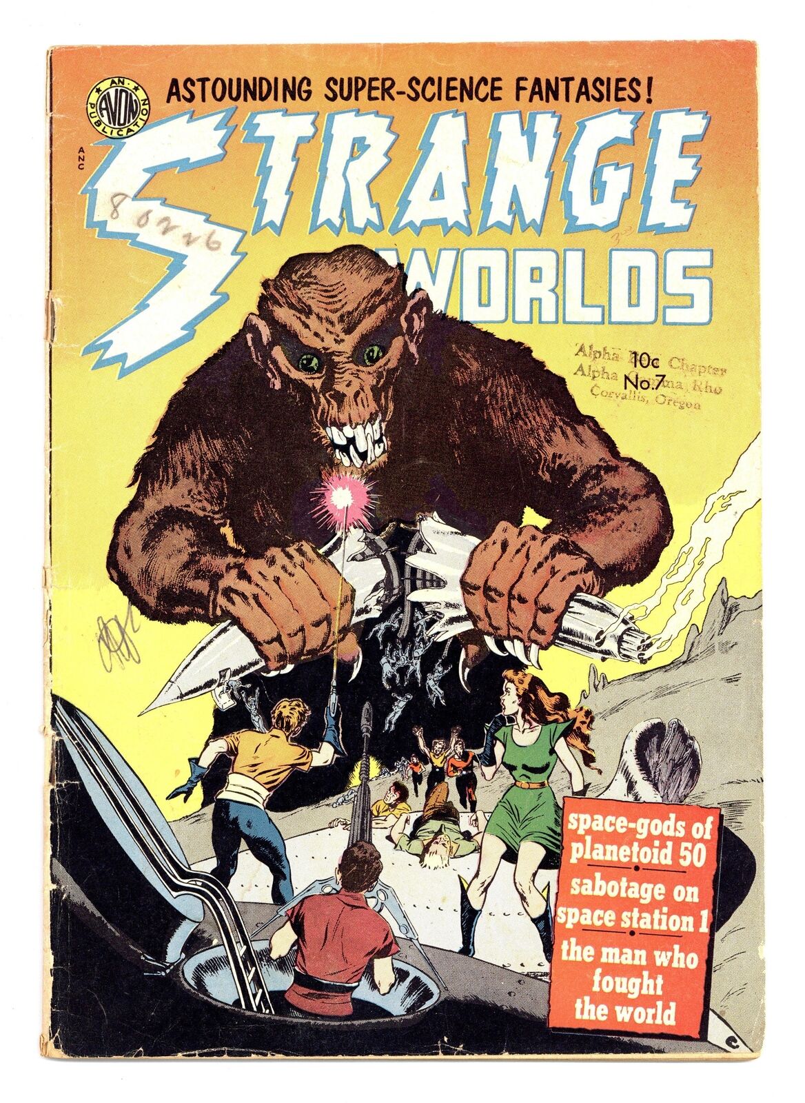 Strange Worlds #7 GD+ 2.5 1952