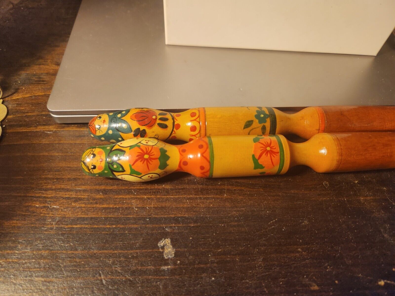Two Vintage Russian Matroska Pencils
