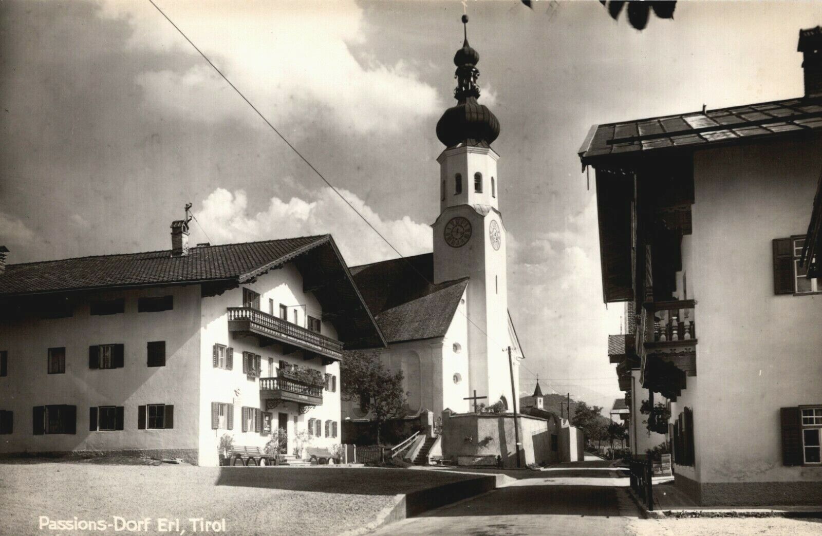 Austria Passions Dorf Eri Tirol Vintage RPPC B88