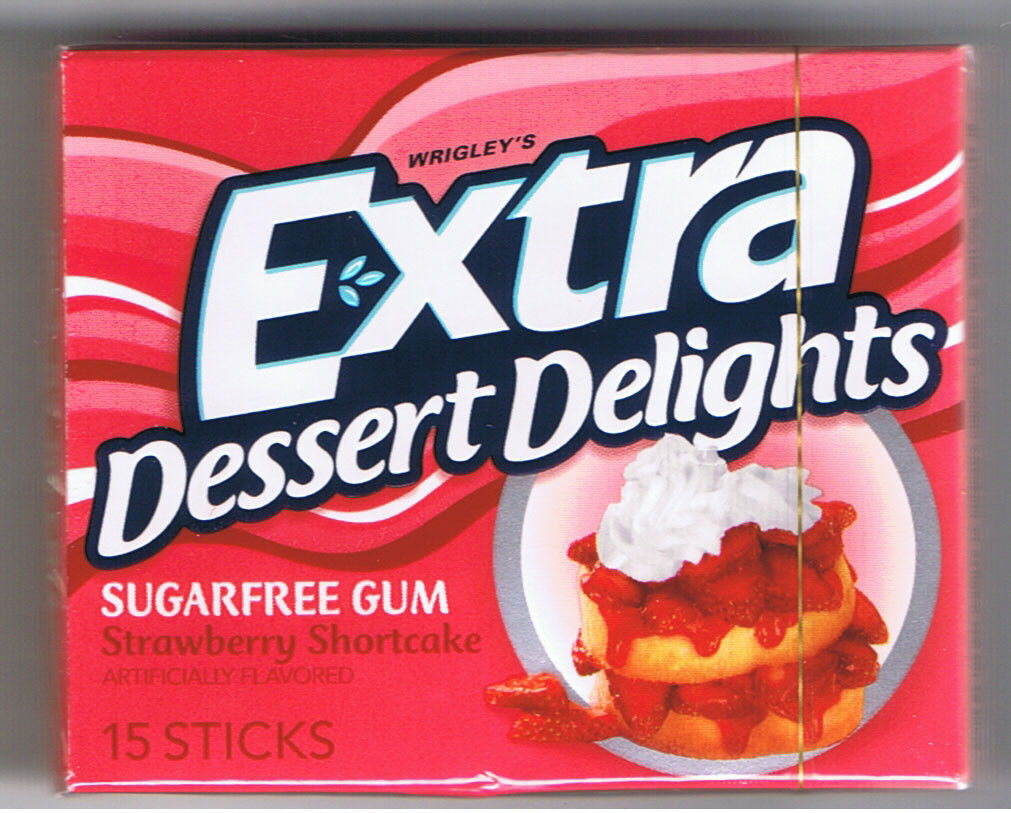WRIGLEY'S EXTRA DESSERT DELIGHTS SUGARFREE GUM  5 REACT Now Collector Packs 