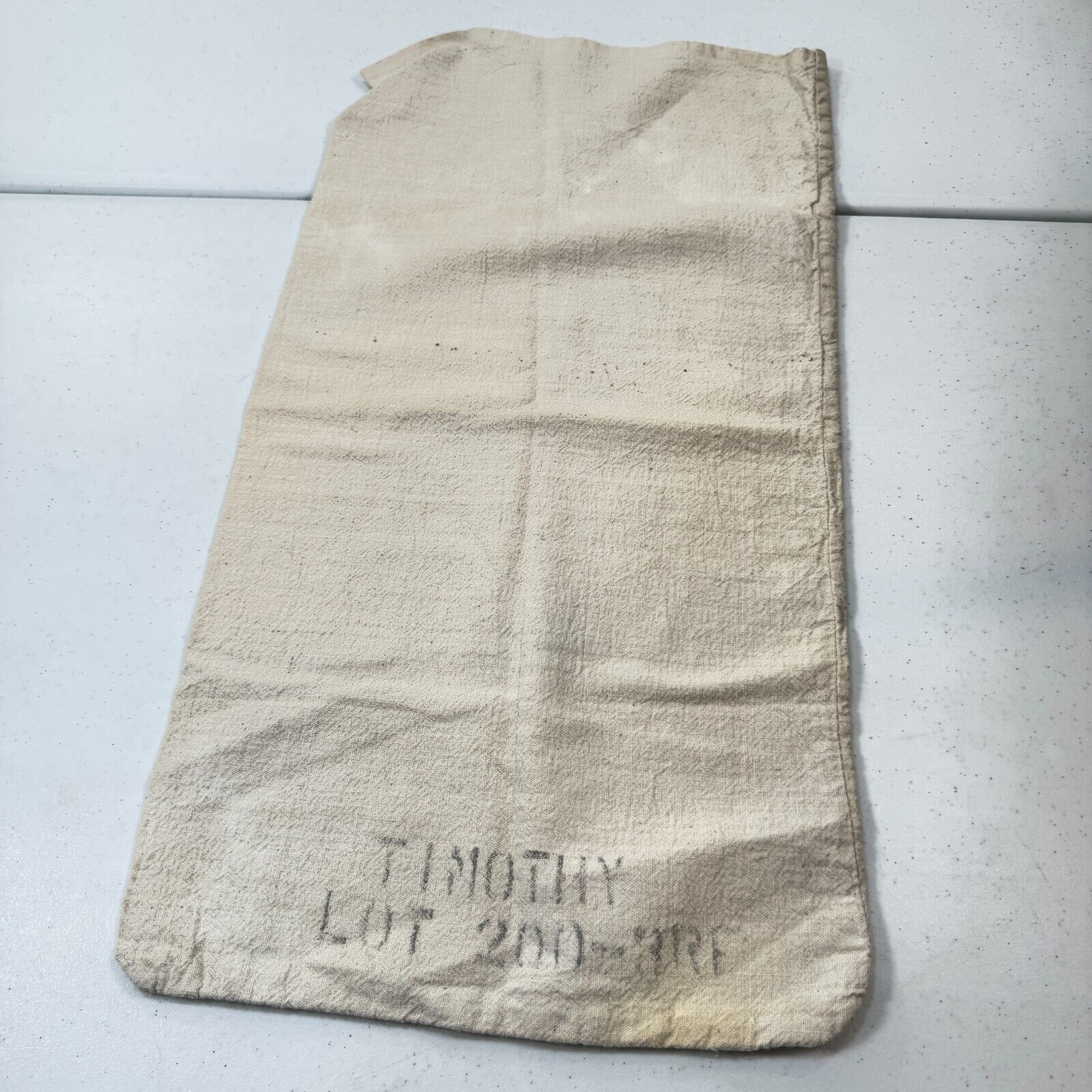 vintage feedsack grain bag sack cotton 14x27