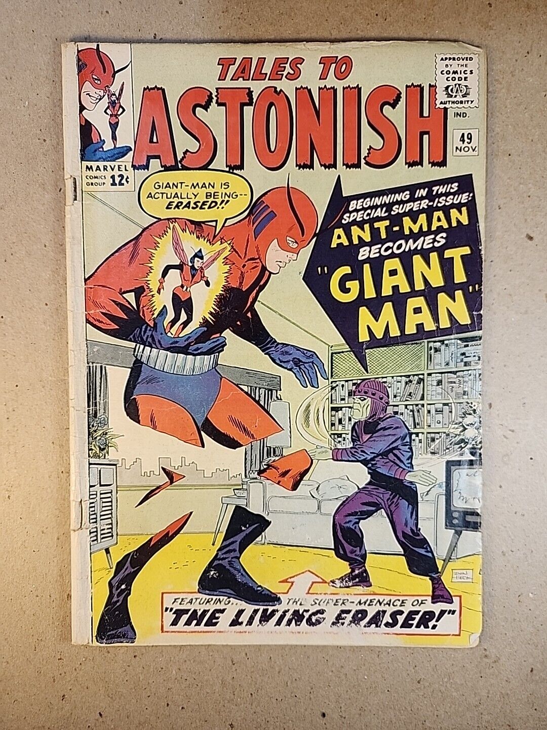 Tales to Astonish 49 Marvel Comics 1963 1st Henry Pym as Giant Man SILVER AGE