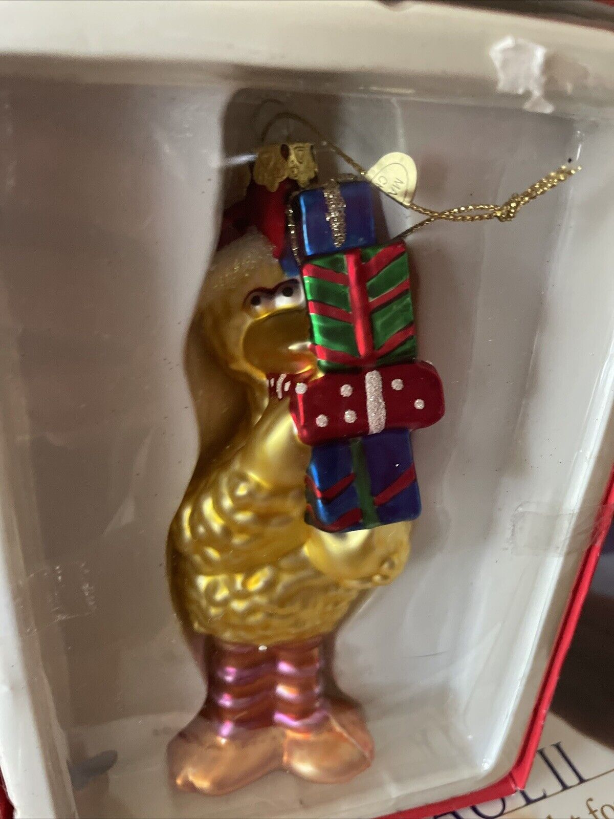 Kurt S. Adler Polonaise Big Bird Christmas Ornament - Sesame Street Blown Glass