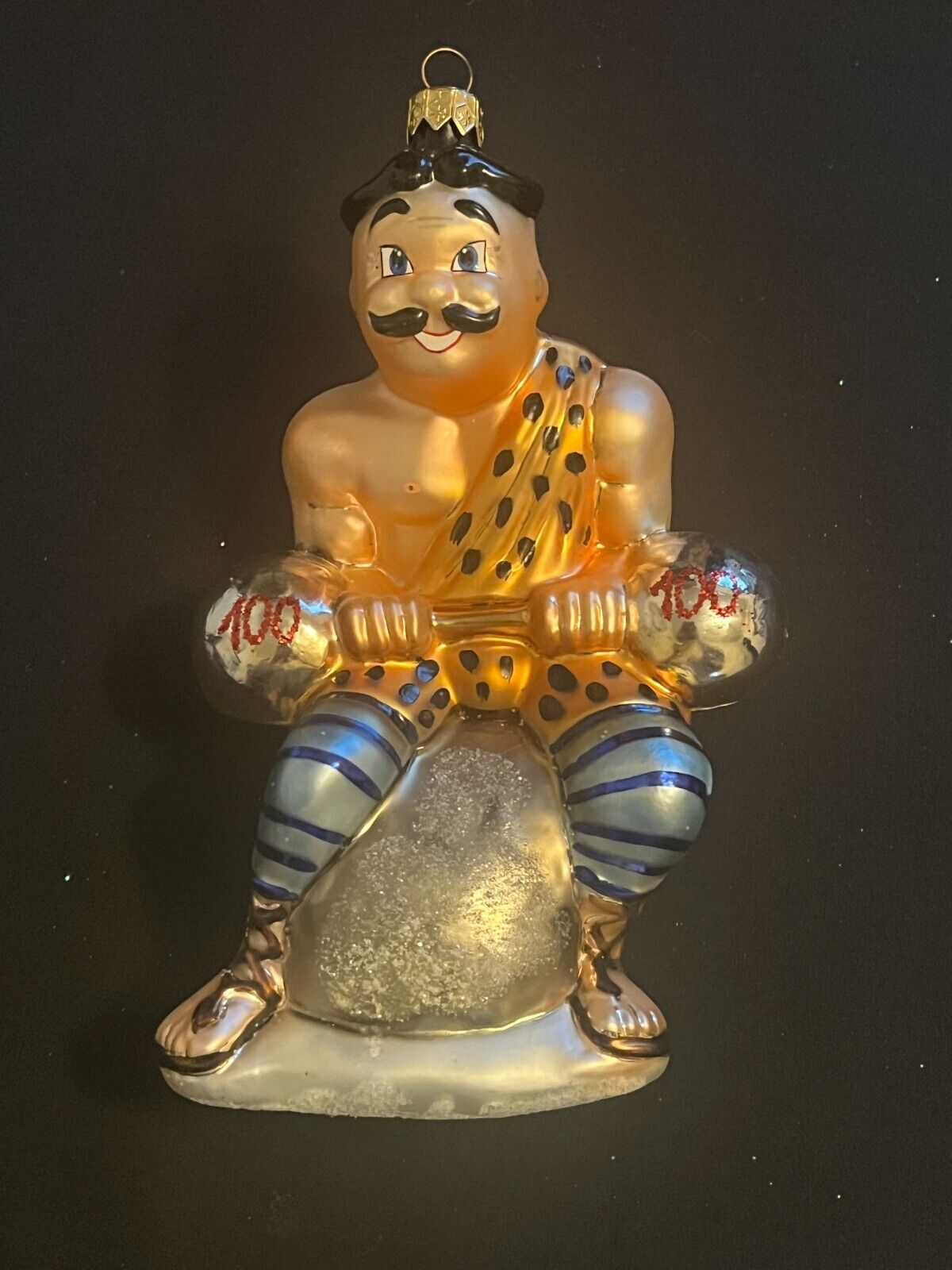 LE Vintage 1999 Christopher Radko Moscow Circus Brutus Glass Ornament 