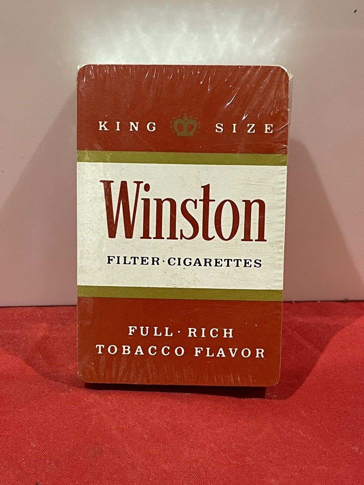 Vintage Pack Of Winston Cigarette Playing Cards Sealed NOS USA