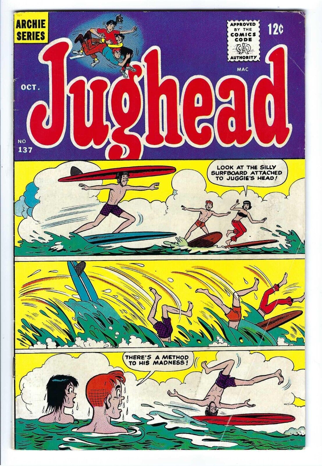 JUGHEAD #137 GD 1966 :)