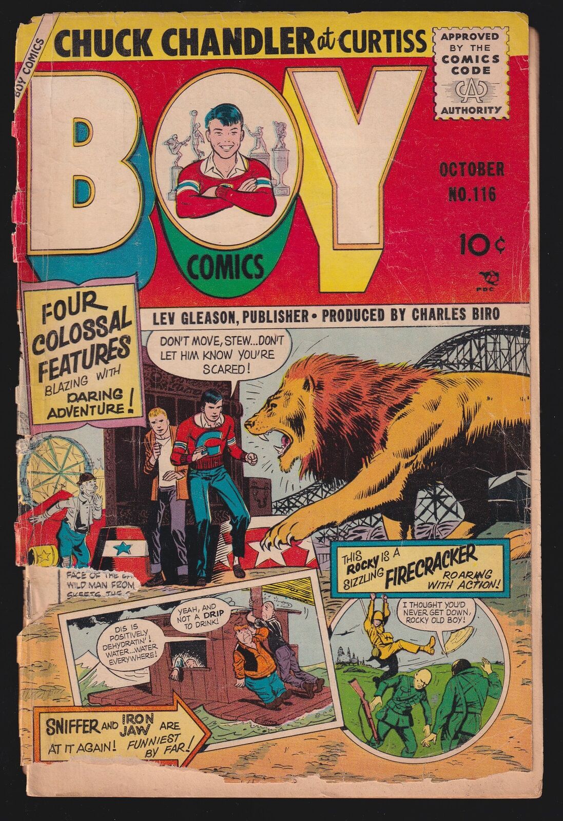 Boy Comics #116 1955 Lev Gleason 1.0 Fair